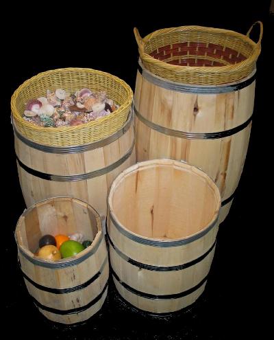 Wooden Aspen Barrels